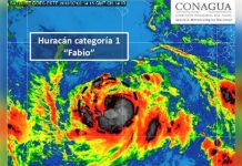 Fabio se convirtió en huracán y se intensifica en costas de México huracan