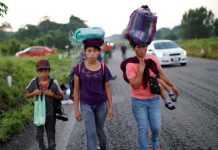 Migrantes llegan a última parada de Chiapas en travesía por México migrantes