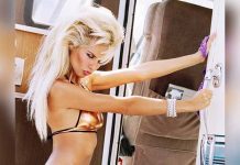Sexy alemana prende las redes con picante sesión de fotos modelo