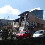 Centro comercial en construcción se desplomó y provoca caos en México derrumbe