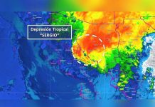 México: Tormenta tropical Sergio se degradó a depresión tropical mexico