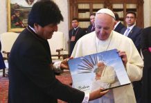 Presidente de Bolivia se reúne con el papa Francisco en el Vaticano papa francisco