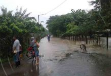 Severas lluvias afectan a 500 familias de Tipitapa nicaragua