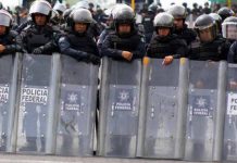 Gobierno de México frenará caravana de migrantes hondureños policias federales