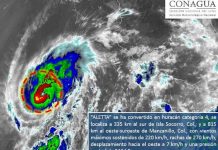 Aletta alcanzó categoría 4 en las costas de México huracan Aletta