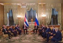 Presidente de Cuba agradece apoyo de Rusia en la ONU encuentro