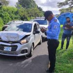 Accidente plan «carritos chocones» en sector de la Jean Paul Genie nicaragua