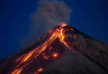Volcán de Fuego de Guatemala emite «sonidos similares a las turbinas de un avión» volcan de fuego