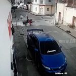 Motociclistas salen por los aires al colisionar en Jalapa (VIDEO) nicaragua