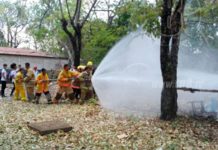 Exitoso primer ejercicio multiamenazas en Nandaime nicaragua