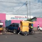 Roban camioneta parqueada en el Hospital Solidaridad nicaragua