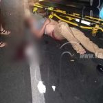 Peatón ebrio directo al hospital al ser atropellado en La Subasta nicaragua