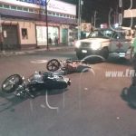Dos lesionados por colisión de motocicletas en Ciudad Jardín nicaragua
