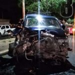 Brutal impacto entre dos vehículos en Managua deja 5 lesionados nicaragua