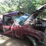 Vivos de milagro tras accidentarse en Nandaime nicaragua