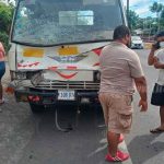 Albañil es atropellado y arrastrado por un camión en carretera nueva a León nicaragua