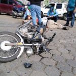 Microbús se lanza señal de Alto y provoca accidente en Managua nicaragua