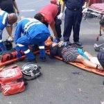 Chocan a pareja que viajaba en moto cerca de la Asamblea Nacional nicaragua