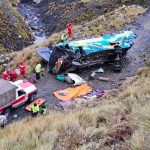 15 muertos y 14 heridos al caer un autobús a un barranco en Bolivia bolivia