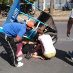 Taxista provoca accidente en Managua y se da a la fuga nicaragua