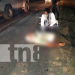 Peatón grave tras ser atropellado por un vehículo en Acoyapa, Chontales nicaragua