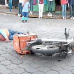 Accidente en el barrio San José Oriental por omitir señal de Alto nicaragua