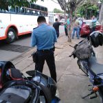Se duerme al volante y choca con dos vehículos en Managua nicaragua