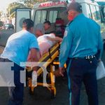 Embarazada con lesiones después que conductora desentendiera señal de Alto nicaragua