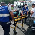 Mujer embarazada grave tras accidente en Paso a Desnivel de la Centroamérica nicaragua