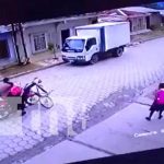 Brutal impacto de motociclista a joven ciclista en Jalapa (VIDEO) nicaragua