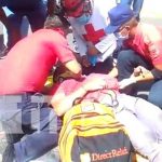 Irrespeta el «Alto» y choca a motociclista en Jinotepe, Carazo nicaragua