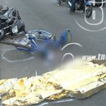 Ciclista perece bajo las llantas de un camión por el Memorial Sandino nicaragua