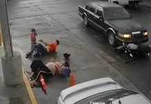 Auto embiste motocicleta en la que viajaba una embarazada mexico