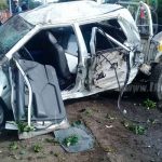 Cuatro personas lesionadas por vuelco de camioneta en Nandaime nicaragua