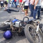 Motociclista perece al estrellarse con bus en sector de la Nicalit nicaragua