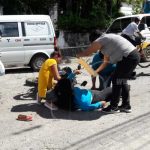 Dos personas lesionadas y daños materiales por accidente en Ocotal nicaragua