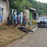 Motociclista entre la vida y la muerte al estrellarse en Chontales nicaragua