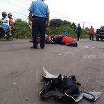 Accidente mortal acaba con vida de motociclista en Tipitapa nicaragua