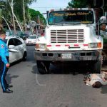 Peatón pierde la vida después de ser arrollado por camión en Ctra. Norte nicaragua