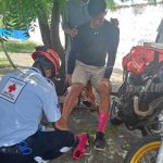 Managua: Motociclista lesionado tras invasión de carril en Managua nicaragua