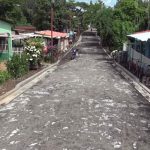 Obras de adoquinado en comunidad de San Rafael del Sur nicaragua