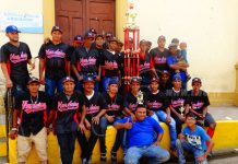 Reciben en Nandaime a los campeones de la Liga Campesina de Béisbol nicaragua