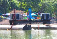 Ponen a funcionar sistema de aireación en la Laguna de Tiscapa nicaragua