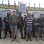 Cuatro detenidos y siete kilos de cocaína ocupada en Rivas nicaragua