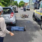 No respetar una señal de alto provoca colisión en Monseñor Lezcano nicaragua