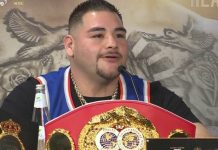 «No voy a perder esos cinturones», proclama Ruiz Jr. andy ruiz