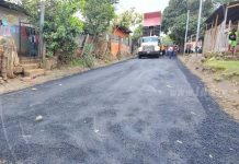 De la tierra al asfalto, progreso llega al barrio Anexo a Villa Libertad nicaragua