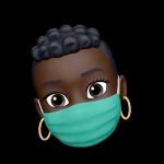 El emoji con tapabocas de Apple ahora es alegre emojis