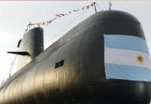 Suspenden tareas de búsqueda de submarino ARA San Juan en Argentina argentina