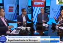 Video: Acalorada discusión en ESPN por Nicaragua vs Argentina nicaragua